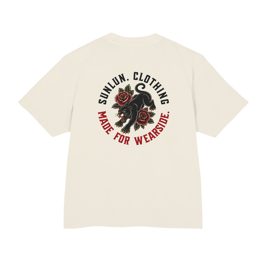 MADE FOR WEARSIDE | Trad Black Cat Tee